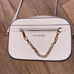 Michael Kors Jet Set Large Saffiano Leather Crossbody Bag